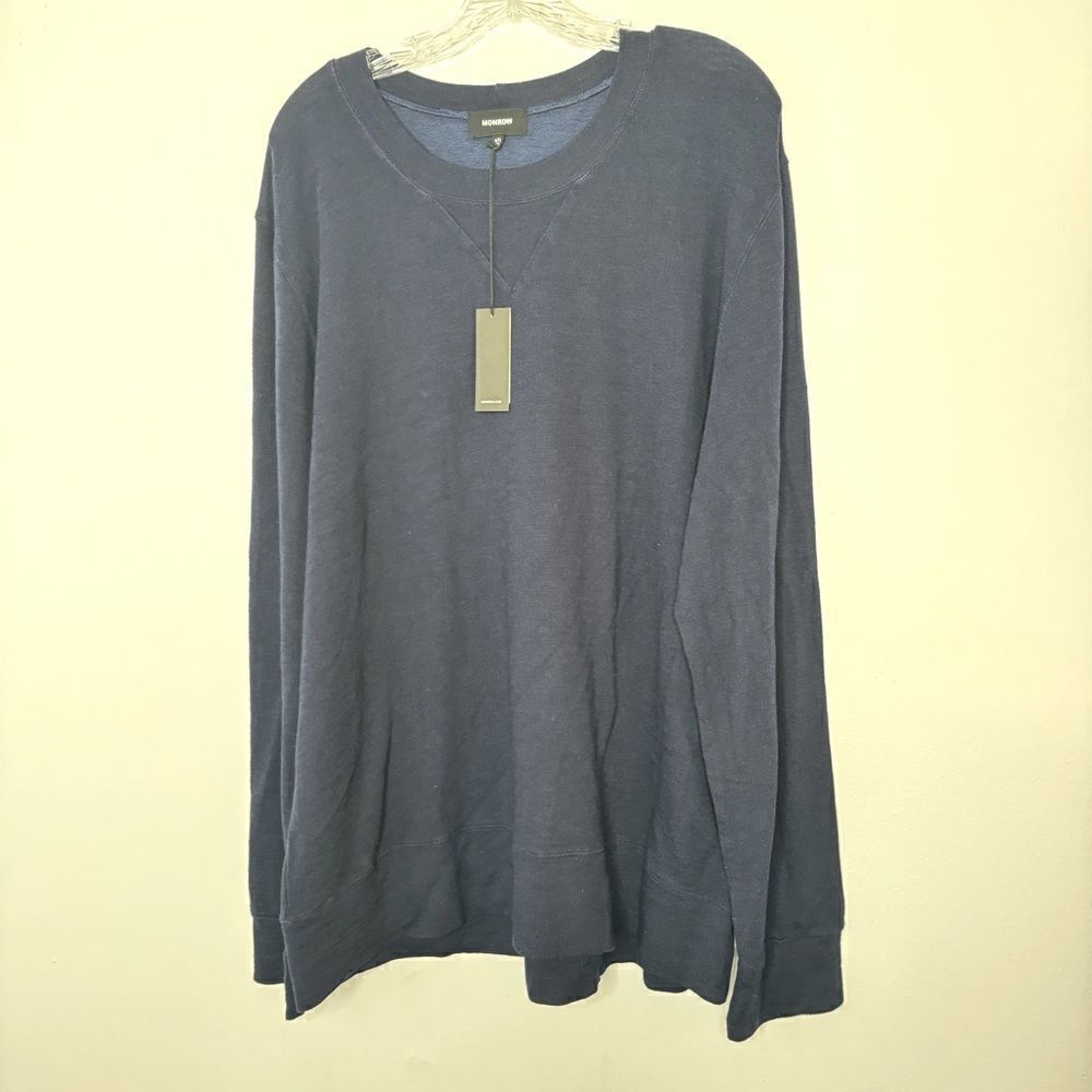 Monrow crow neck sweatshirt size XXL